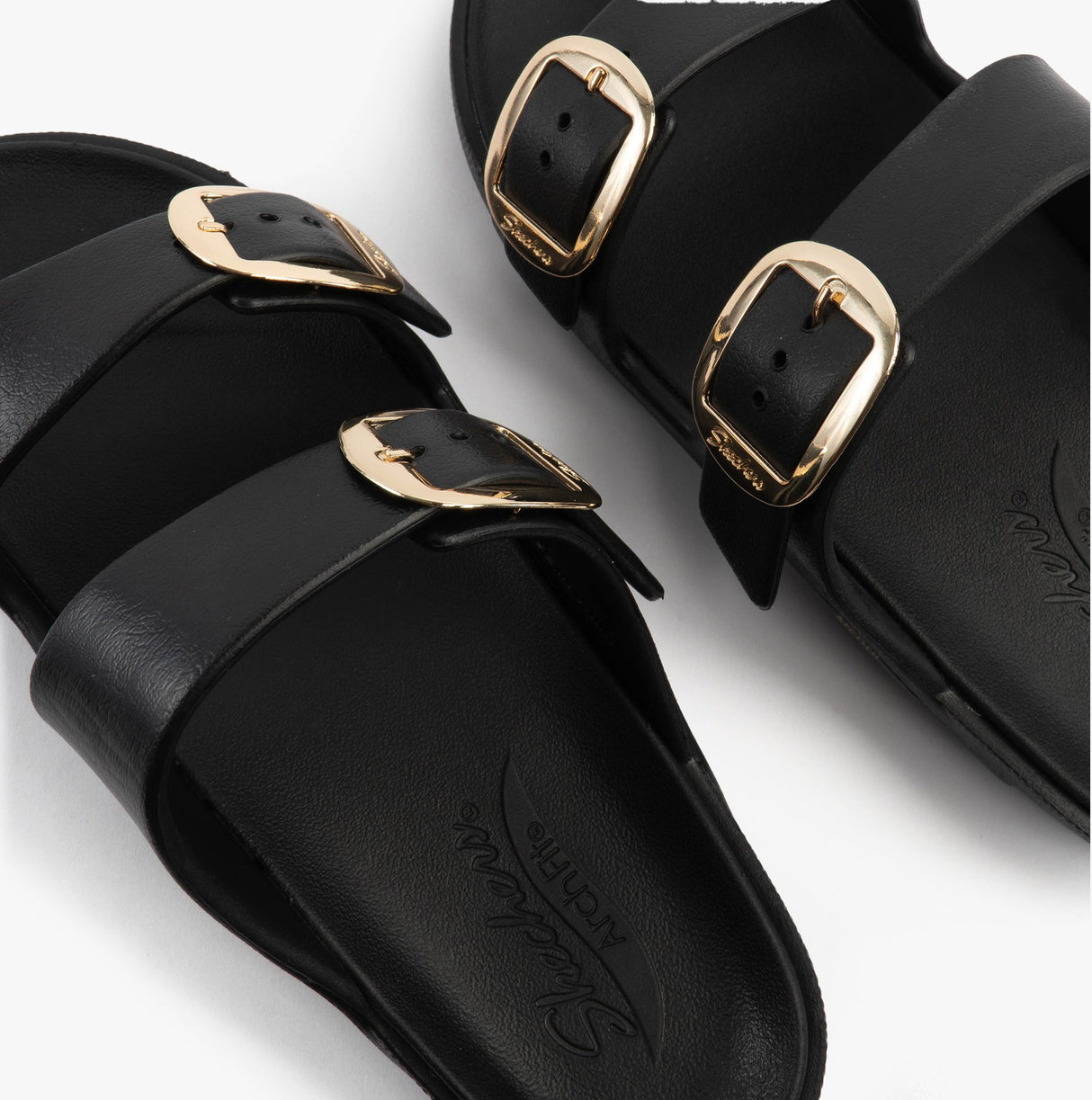 Skechers 111592/BLK ARCH FIT CALI BREEZE - GOLD STAR Womens Sandals Black