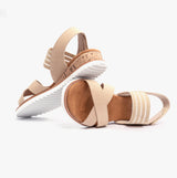 Skechers 114130/NAT BOBS DESERT KISS - SHORE ENOUGH Womens Sandals Natural/Purple