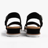 Skechers 114147/BLK BOBS DESERT KISS - SERENDIPITOUS Womens Sandals Black