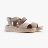 Skechers 114413/TPE BOBS SUN RAY Womens Sandals Taupe