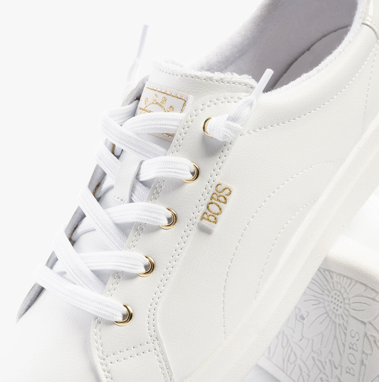 Skechers 114456/WHT BOBS D'VINE - INSTANT DELIGHT Womens Trainers White