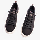 Skechers 114640/BLK BOBS COPA Womens Canvas Trainers Black