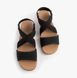 Skechers 114705/BLK BOBS DESERT KISS LOW Womens Sandals Black