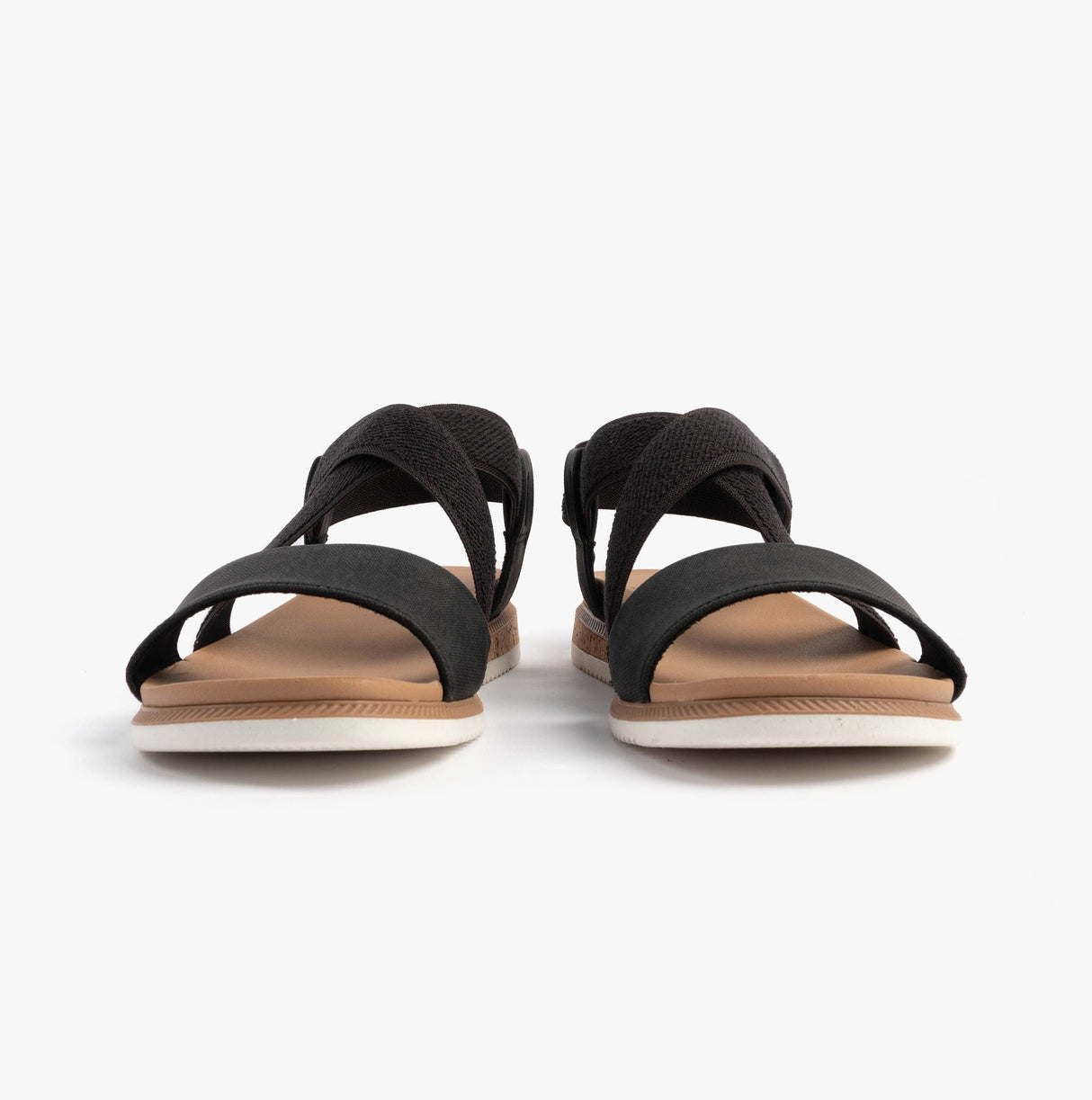 Skechers 114705/BLK BOBS DESERT KISS LOW Womens Sandals Black