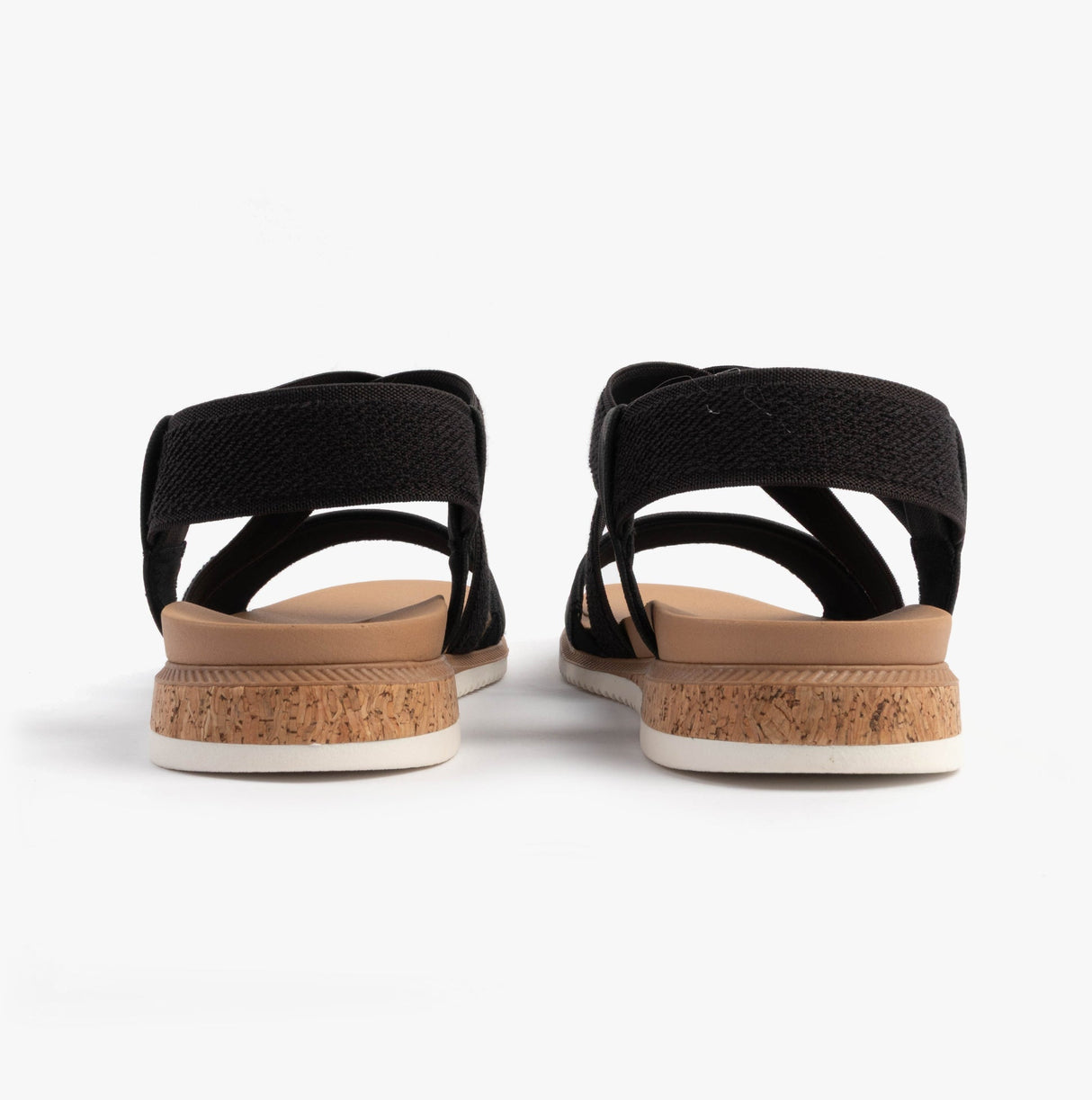 Skechers 114705/BLK BOBS DESERT KISS LOW Womens Sandals Black