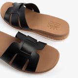 Skechers 114707/BLK BOBS DESERT KISS LOW - PEAK LOOK Womens Sandals Black