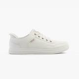 Skechers 114825/WHT BOBS D'VINE - SO FLATTERED Womens Trainers White
