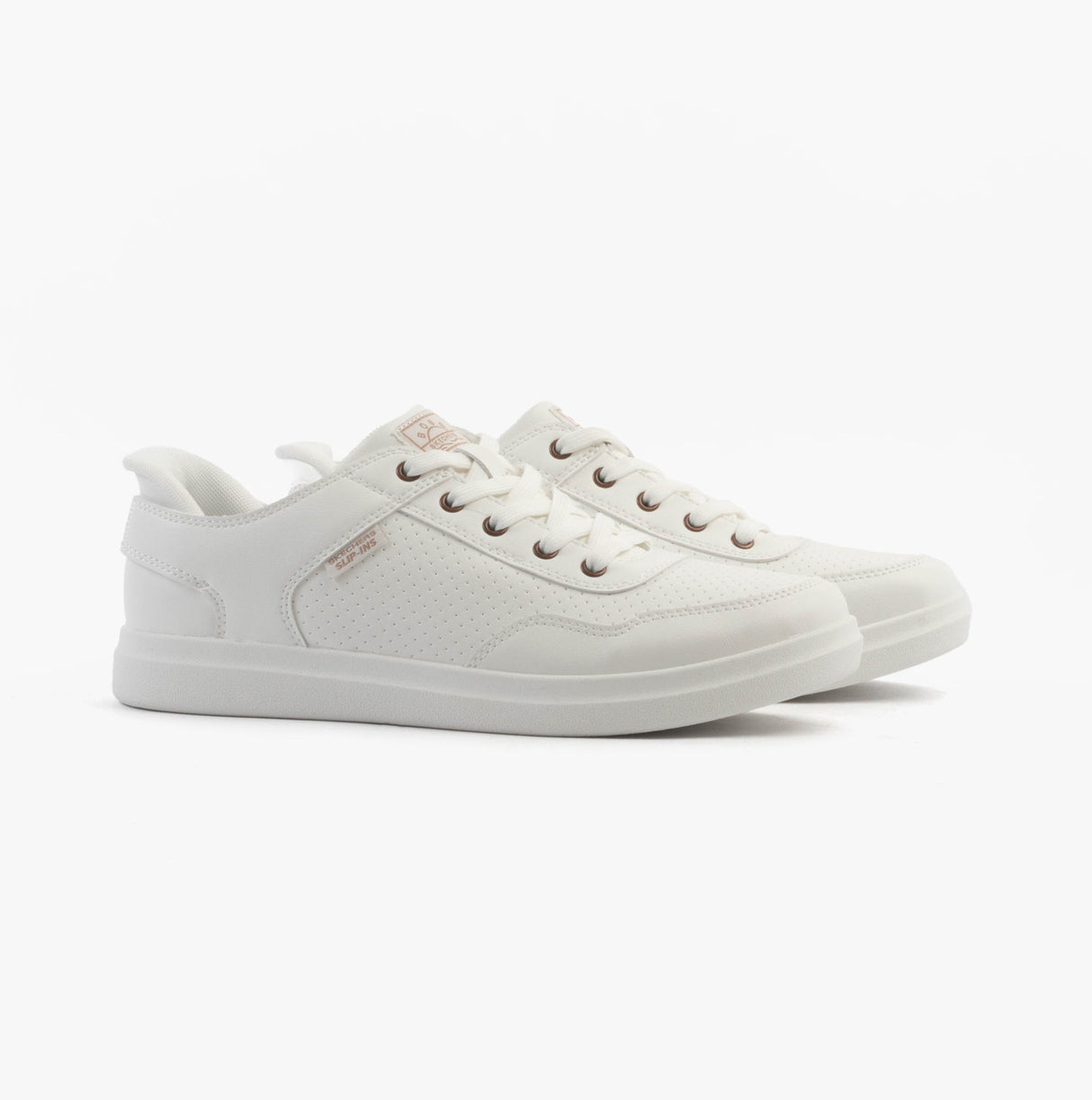 Skechers 114825/WHT BOBS D'VINE - SO FLATTERED Womens Trainers White