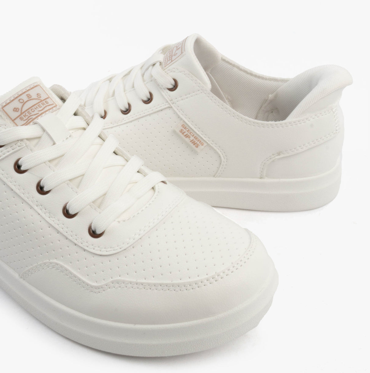 Skechers 114825/WHT BOBS D'VINE - SO FLATTERED Womens Trainers White