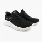 Skechers 117497/BLK BOBS SPORT SQUAD Womens Trainers Black