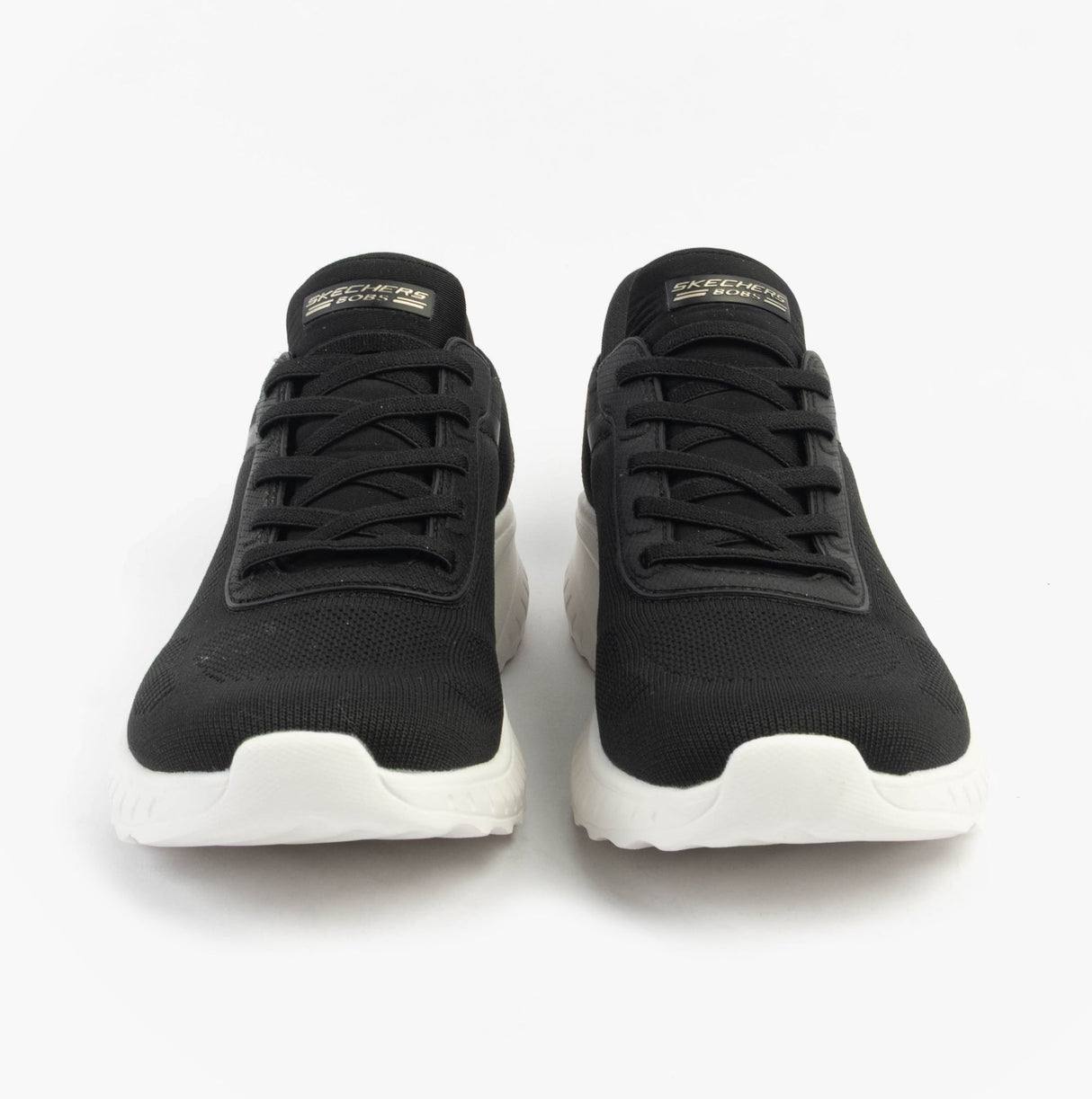 Skechers 117497/BLK BOBS SPORT SQUAD Womens Trainers Black