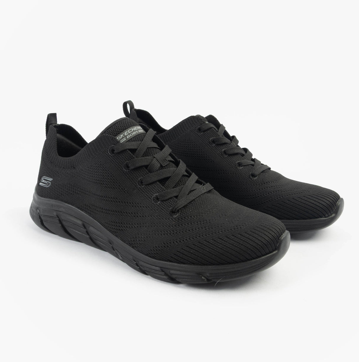 Skechers 117591/BBK BOBS BFLEX LO-GRACEFUL STRIDE Womens Trainers Black