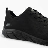 Skechers 117591/BBK BOBS BFLEX LO-GRACEFUL STRIDE Womens Trainers Black