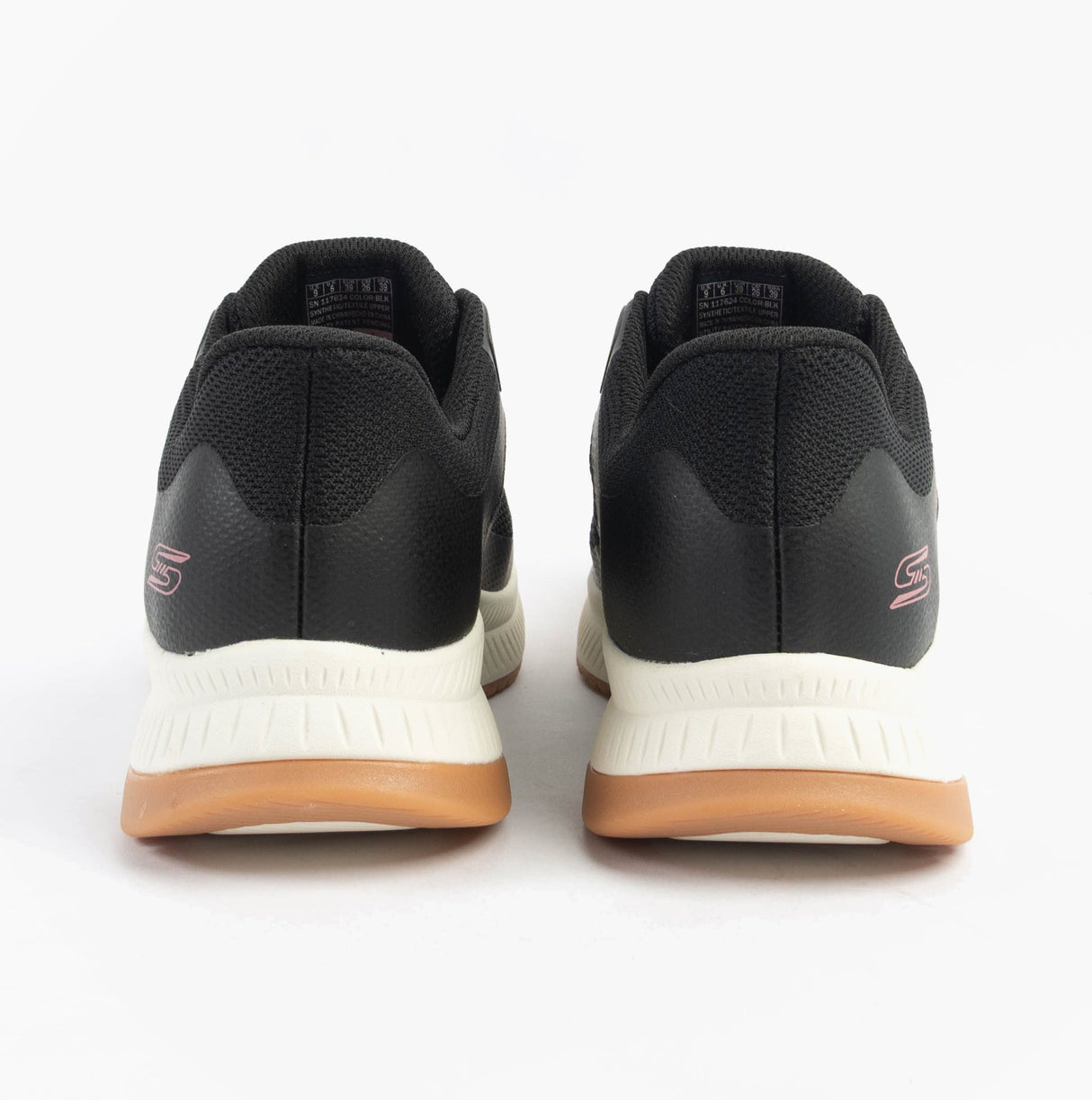 Skechers 117624/BLK BOBS SQUAD 4 - STAPLE LOOK Womens Trainers Black