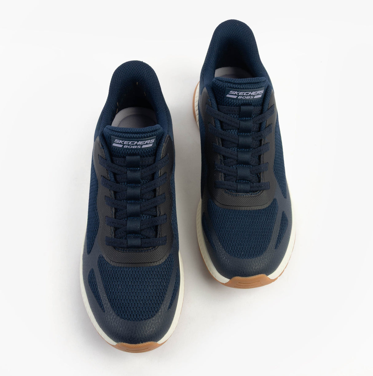 Skechers 117624/NVY BOBS SQUAD 4 - STAPLE LOOK Womens Trainers Navy/Grey/Pink