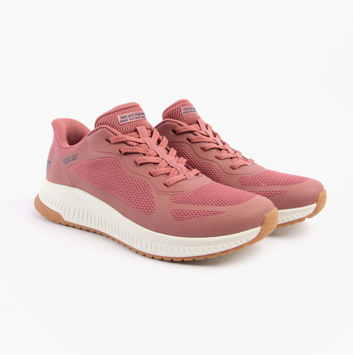 Skechers 117624/ROS BOBS SQUAD 4 - STAPLE LOOK Womens Trainers Rose