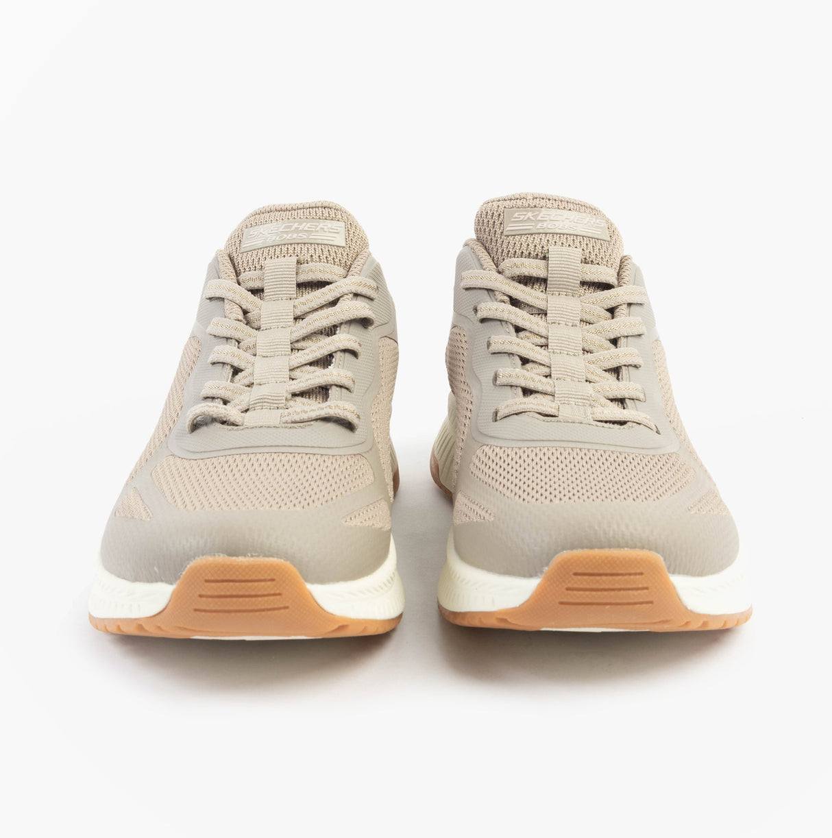 Skechers 117624/TPE BOBS SQUAD 4 - STAPLE LOOK Womens Trainers Taupe