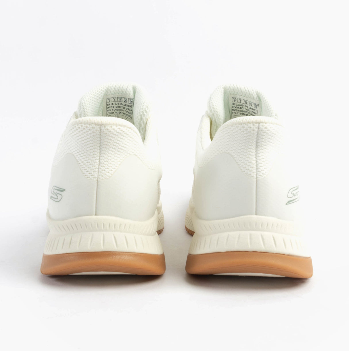 Skechers 117624/WHT BOBS SQUAD 4 - STAPLE LOOK Womens Trainers White