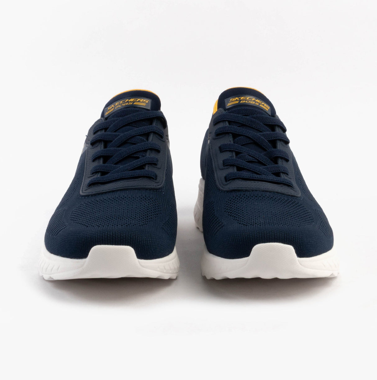 Skechers 118312/NVY BOB SQUAD CHAOS - SOLID STEP Mens Trainers Navy/Grey/Pink