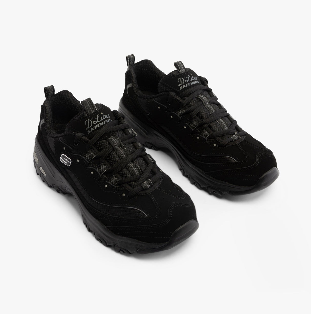 Skechers 11930/BBK D'LITES-BIGGEST FAN Womens Sneaker Black