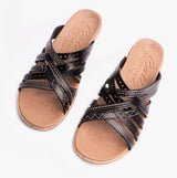 Skechers 119578/BLK BEVERLEE - HOT SPRING Womens Sandals Black