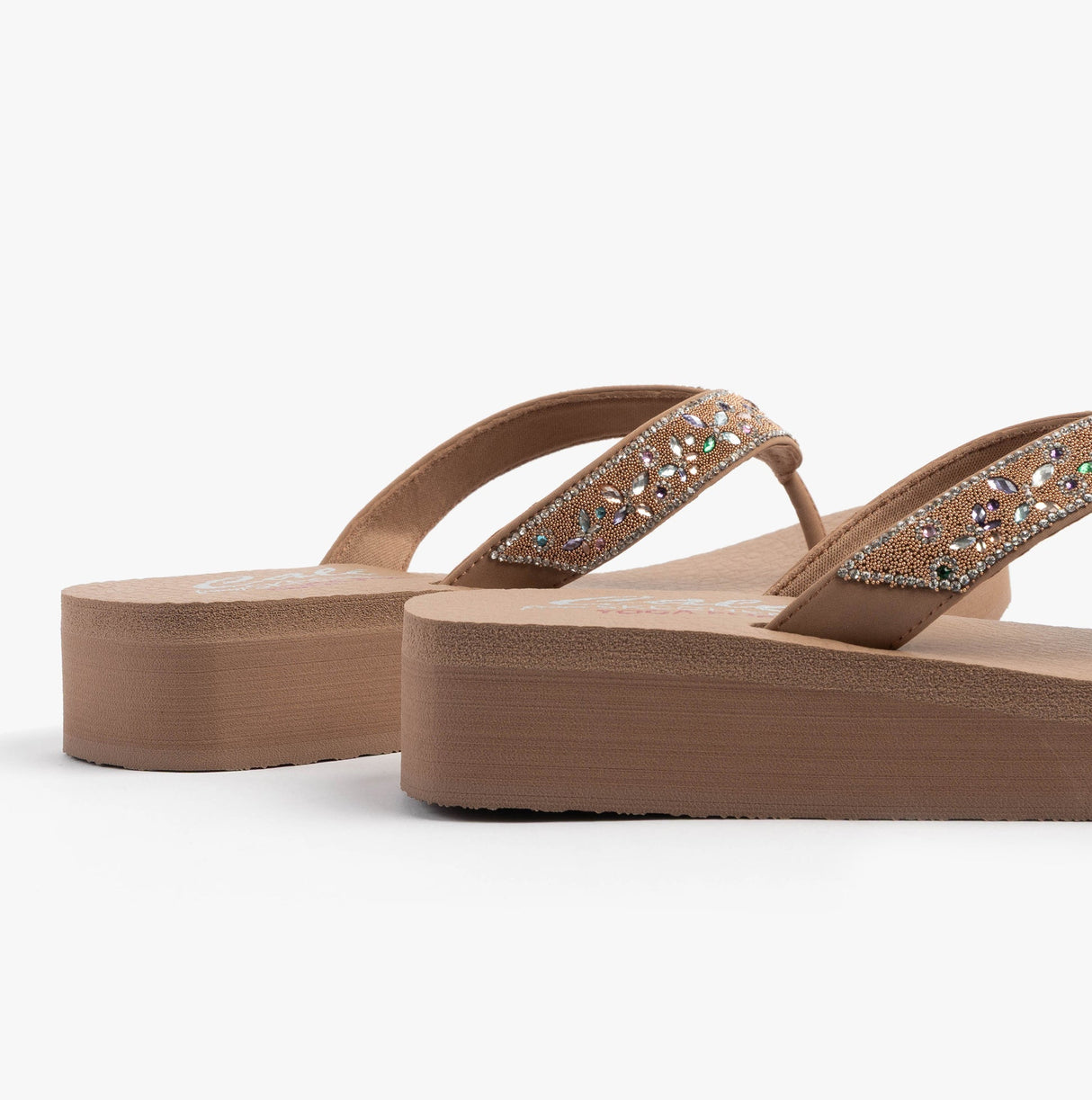 Skechers 119642/MOC VINYASA - BUTTERFLY KISS Womens Sandals Mocca