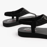 Skechers 119774/BBK MEDITATION - GLAMOROUS MUSE Womens Sandals Black