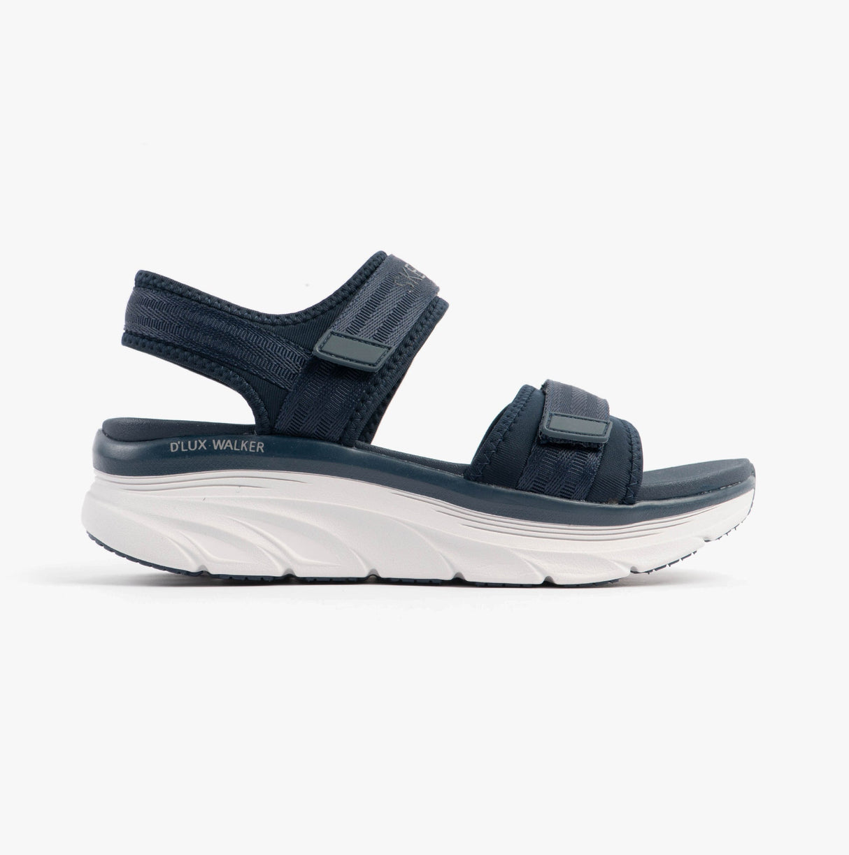 Skechers 119823/NVY D'LUX WALKER - ADORED DAYS Womens Sandals Navy/Grey/Pink