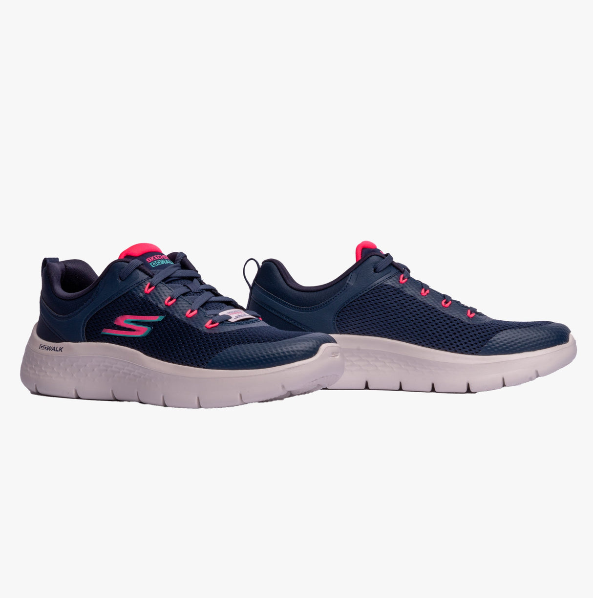 Skechers 124817/NVCL GO WALK FLEX-CALEY Womens Athletic Navy/Coral