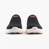 Skechers 124822/BKPK GO WALK FLEX - SUNSET ROSE Womens Trainers Black/Pink