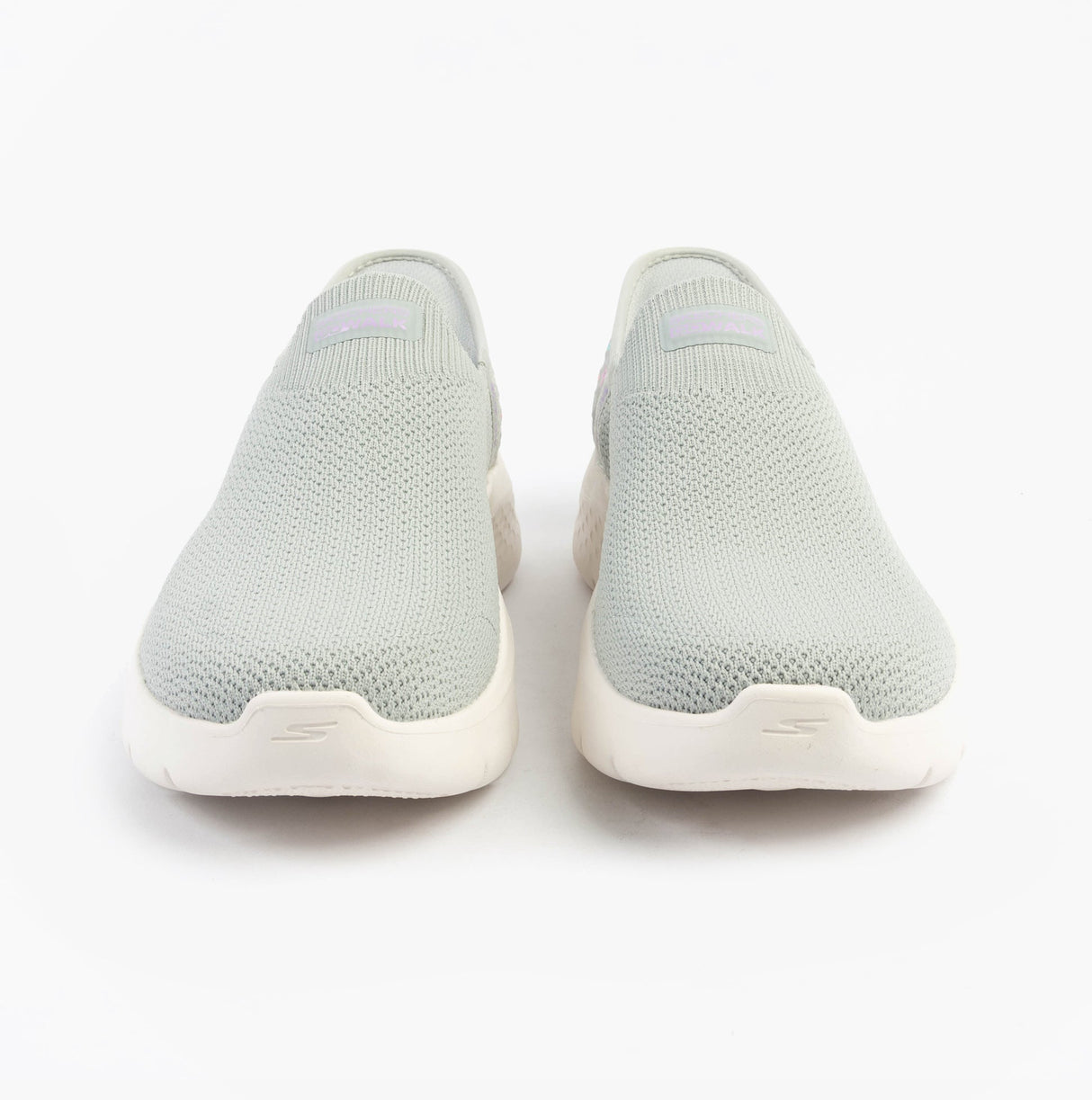 Skechers 124822/GYLV GO WALK FLEX - SUNSET ROSE Womens Trainers Gray/Lavender