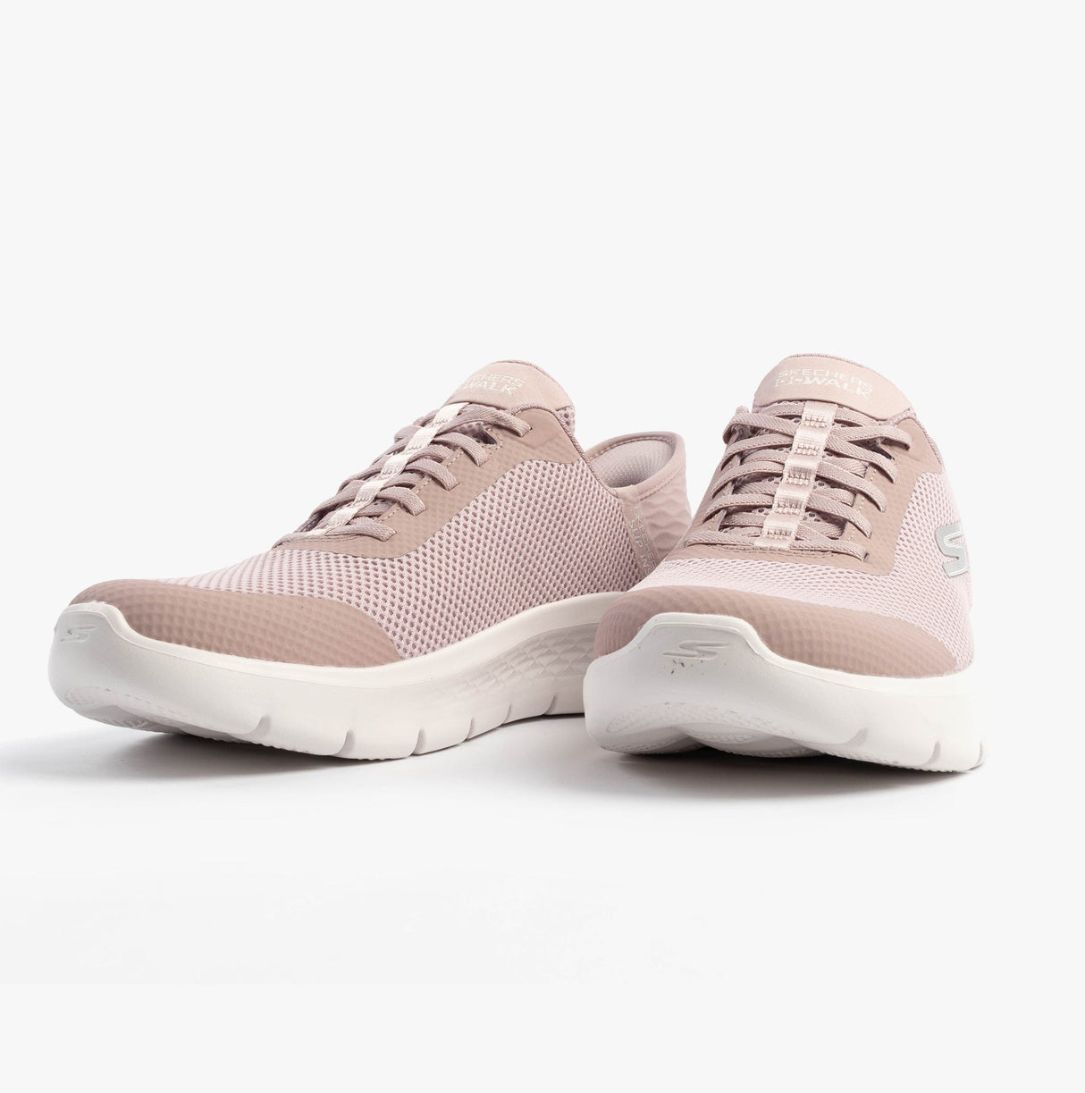 Skechers 124836/MVE GO WALK FLEX - GRAND ENTRY Womens Trainers Mauve/Pink