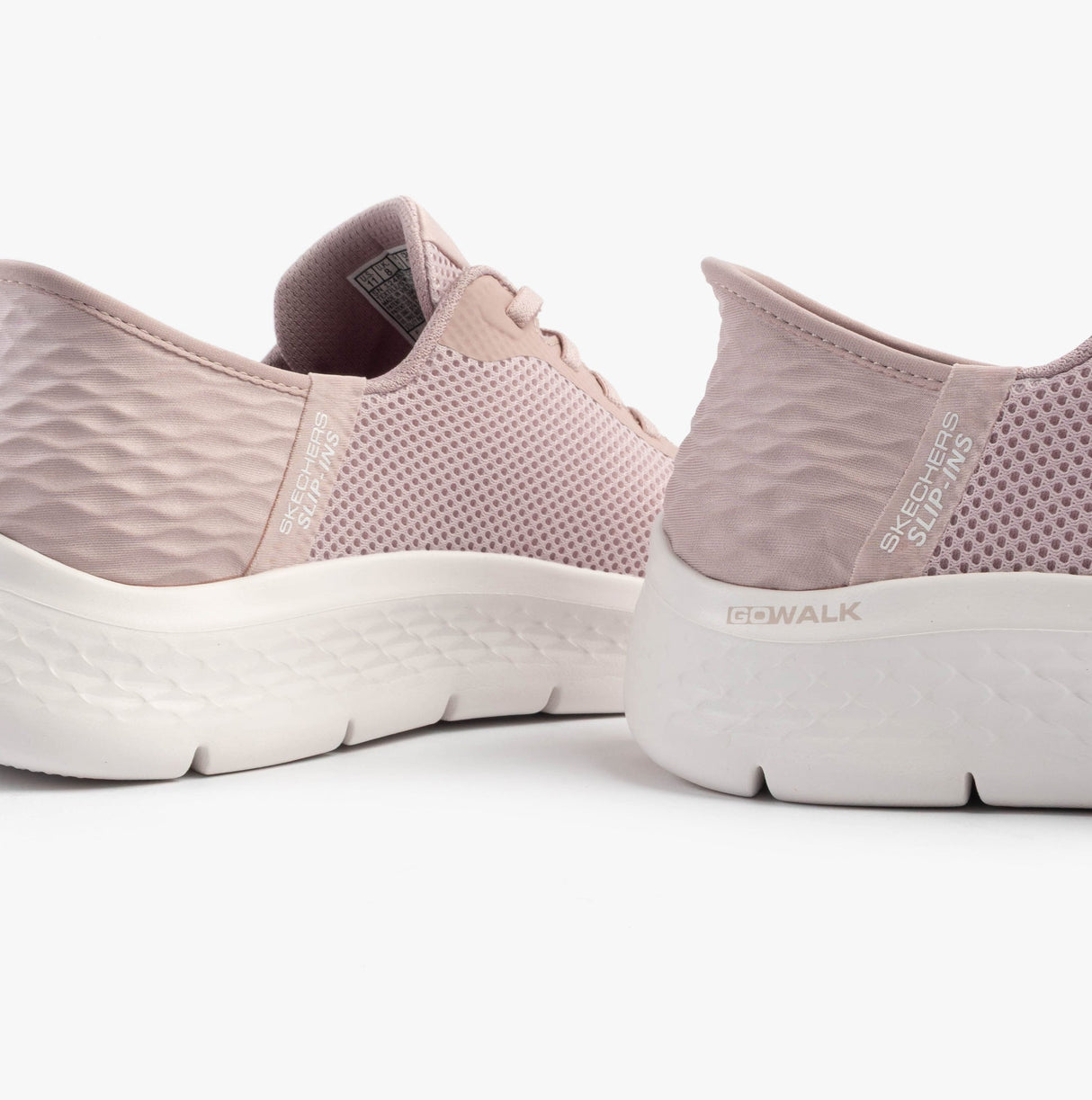 Skechers 124836/MVE GO WALK FLEX - GRAND ENTRY Womens Trainers Mauve/Pink