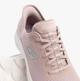 Skechers 124836/MVE GO WALK FLEX - GRAND ENTRY Womens Trainers Mauve/Pink