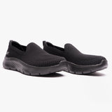 Skechers 124957/BBK GO WALK FLEX-BRIGHT SUMMER Womens Slip On Shoes Black