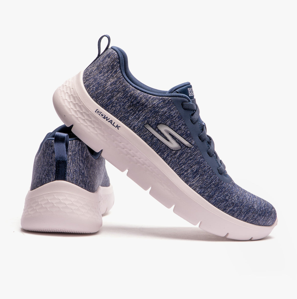 Skechers 124959/NVY GO WALK FLEX - DAZZLING SMILE Womens Trainers Navy