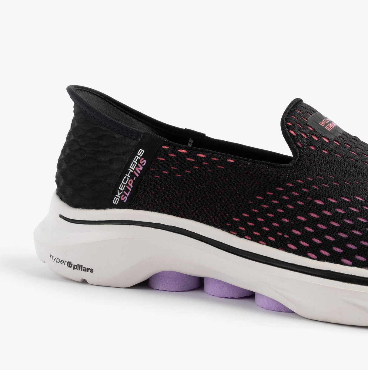 Skechers 125211/BKMT GO WALK 7 - KATNISS Womens Trainers Black/Multi