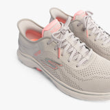 Skechers 125233/GYPK GO WALK 7 - VALIN Womens Trainers Gray/Pink