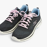 Skechers 125311/BKBL GO WALK ARCH FIT 2.0 - VIVID SUNSET Womens Trainers Black/Blue