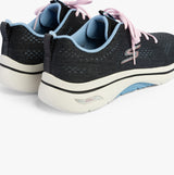 Skechers 125311/BKBL GO WALK ARCH FIT 2.0 - VIVID SUNSET Womens Trainers Black/Blue