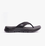 Skechers 141404/BBK GO WALK FLEX SANDAL - SPLENDOR Womens Sandals Black