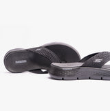 Skechers 141404/BBK GO WALK FLEX SANDAL - SPLENDOR Womens Sandals Black