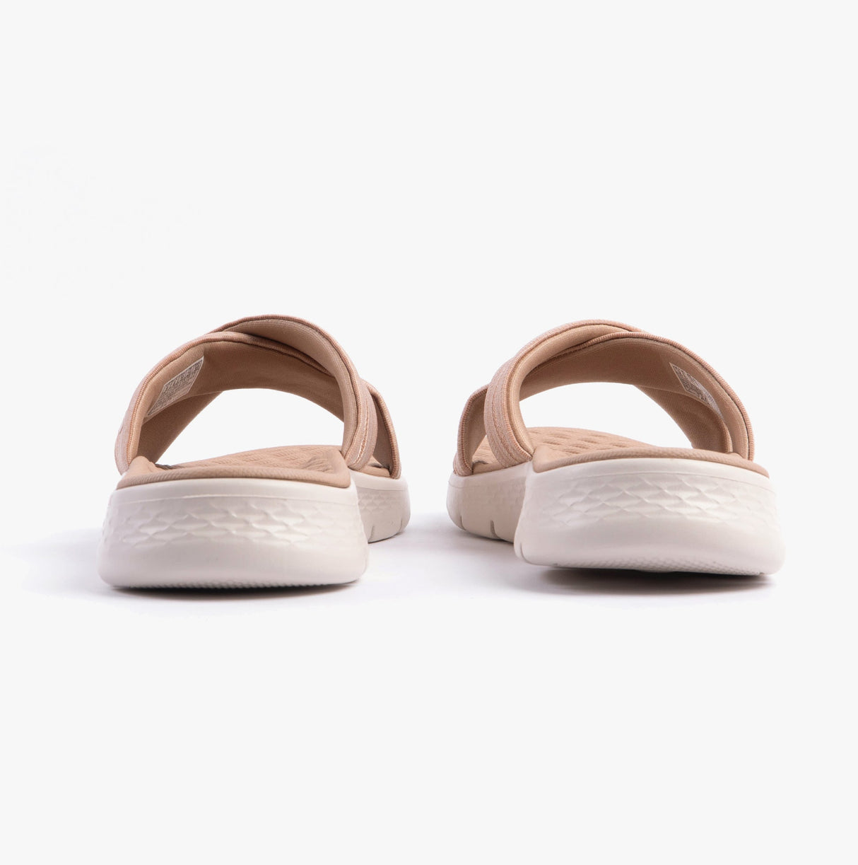 Skechers 141420/TPE GO WALK FLEX SANDAL - IMPRESSED Womens Sandals Taupe