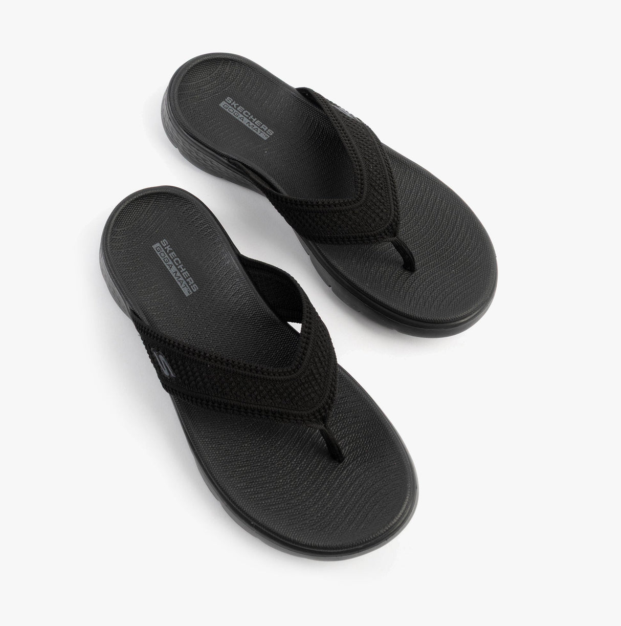 Skechers 141459/BBK GO WALK FLEX SANDAL - HOLLY Womens Sandals Black