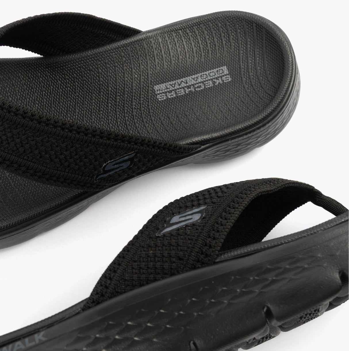 Skechers 141459/BBK GO WALK FLEX SANDAL - HOLLY Womens Sandals Black