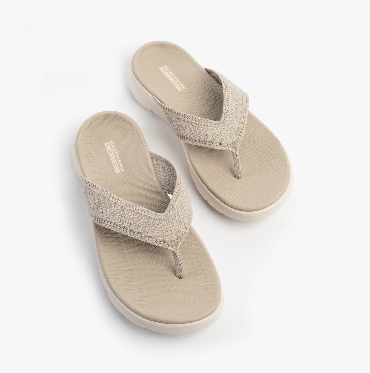 Skechers 141459/TPE GO WALK FLEX SANDAL - HOLLY Womens Sandals Taupe