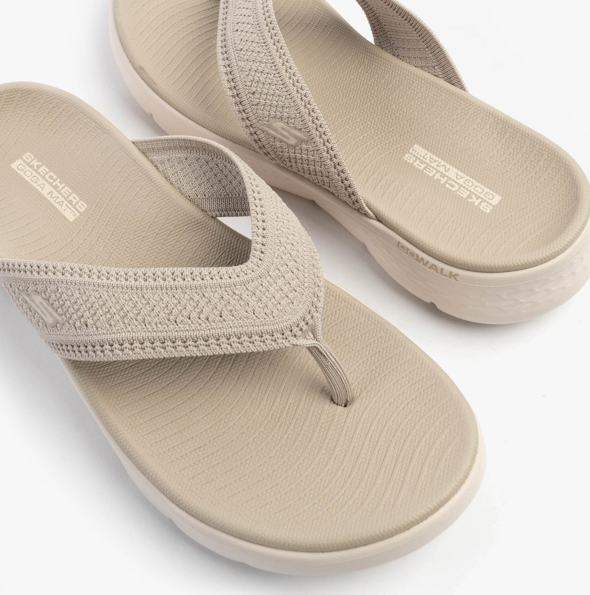 Skechers 141459/TPE GO WALK FLEX SANDAL - HOLLY Womens Sandals Taupe