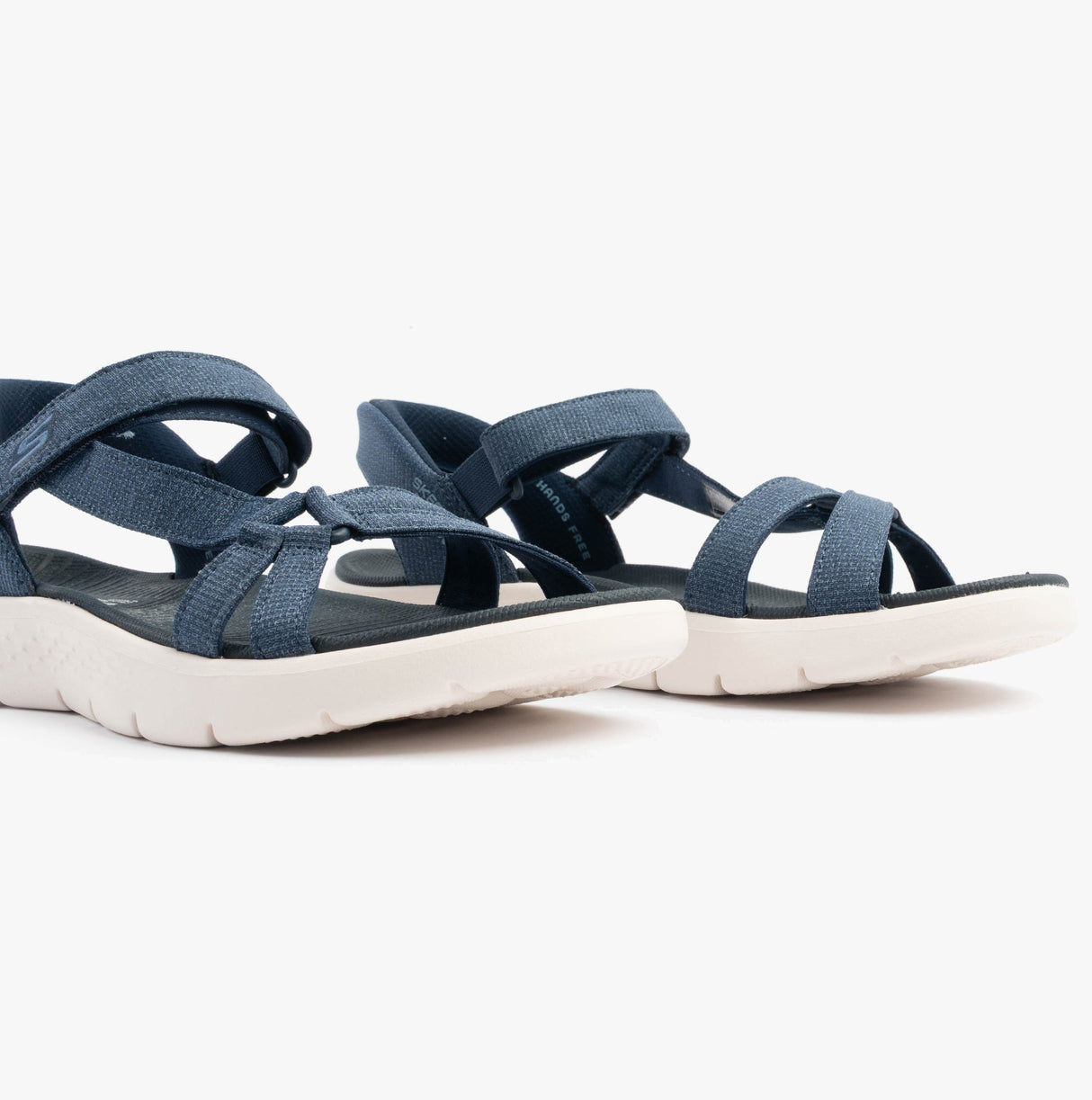 Skechers 141481/NVY GO WALK FLEX SANDAL - ILLUMINATE Womens Sandals Navy/Grey/Pink