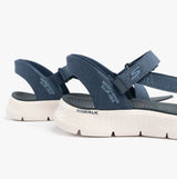 Skechers 141481/NVY GO WALK FLEX SANDAL - ILLUMINATE Womens Sandals Navy/Grey/Pink