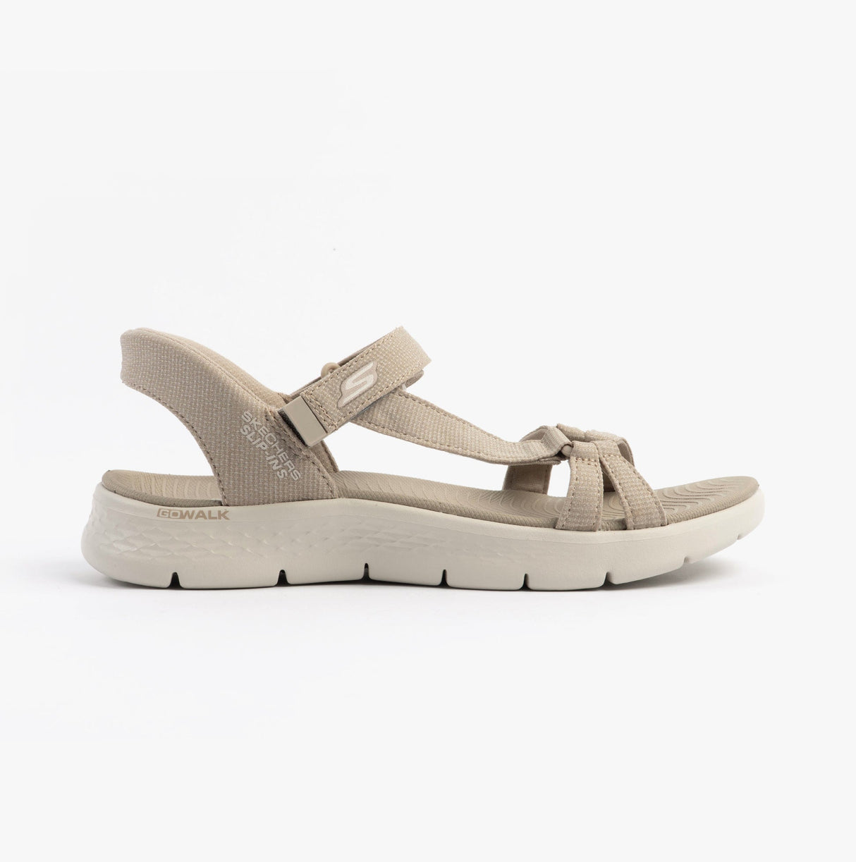 Skechers 141481/TPE GO WALK FLEX SANDAL - ILLUMINATE Womens Sandals Taupe